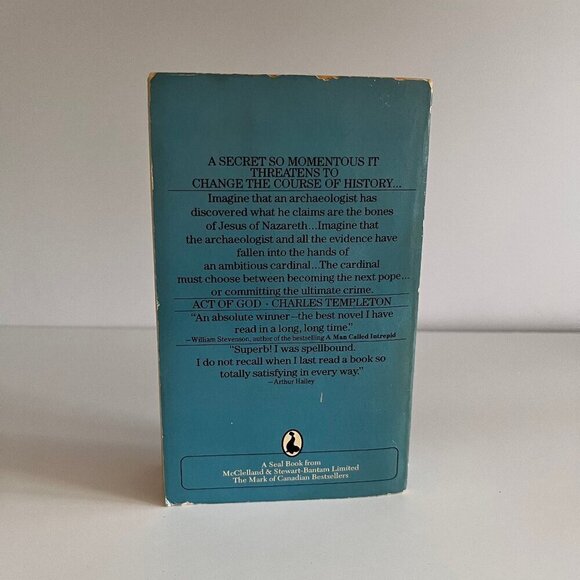 1970s Act of God Paperback Vintage Charles Templeton Archaeology Faith Fiction - Picture 4 of 5